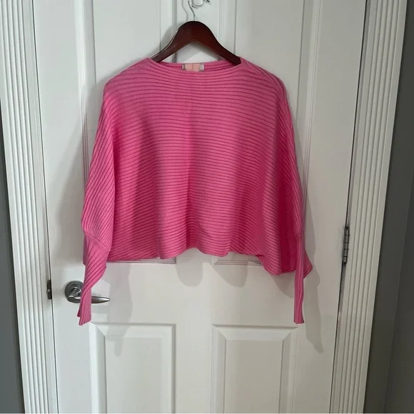Vibrant Pink Ribbed Sweater - Picture 2 of 7